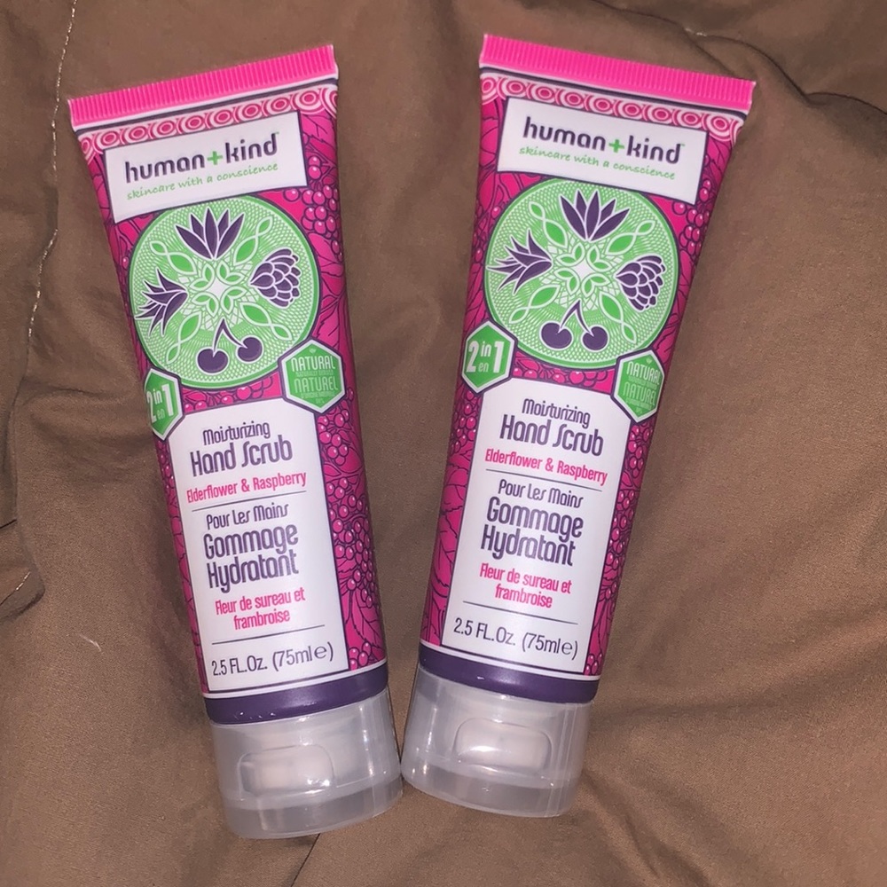 2 Human + Kind moisturizing hand scrub